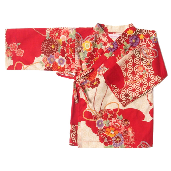 Kimono top cloud mum red