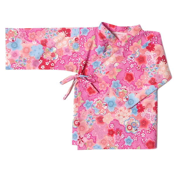Kimono top sakura pink blue